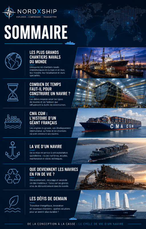 Les géants de la construction navale